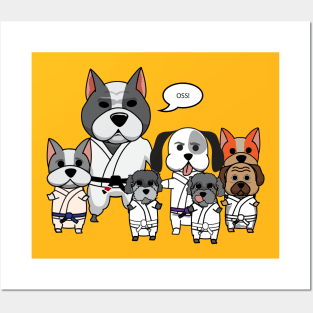 dog jitsu class pic Posters and Art